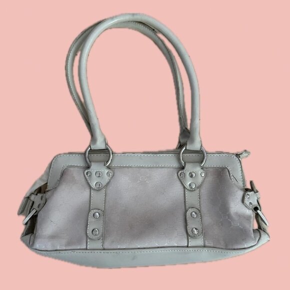 Retro Le Château monogram purse from the early 2000s in light cream - Picture 1 of 8